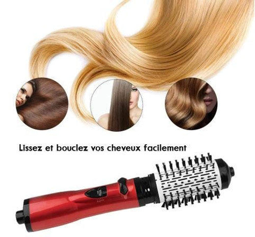 AirGlam - Brosse Sèche-Cheveux Rotative Pro